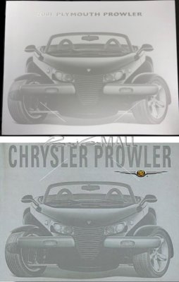 (image for) 2001 Prowler Dealer Sales Brochure & 2002 Sales Book w 3-D cover